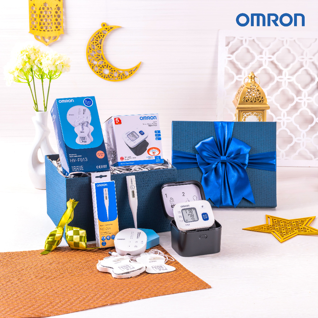 Hampers Salam Safar Omron Paket Mudik Sehat HEM-6161 HV-F013 MC-246