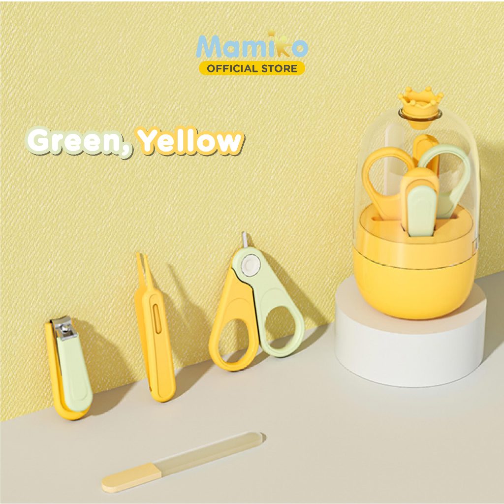 Mamiko Baby NailCare 5in1 Set Alat Perawatan Kuku Bayi dengan Clipper 360° dan Kotak Foto 5