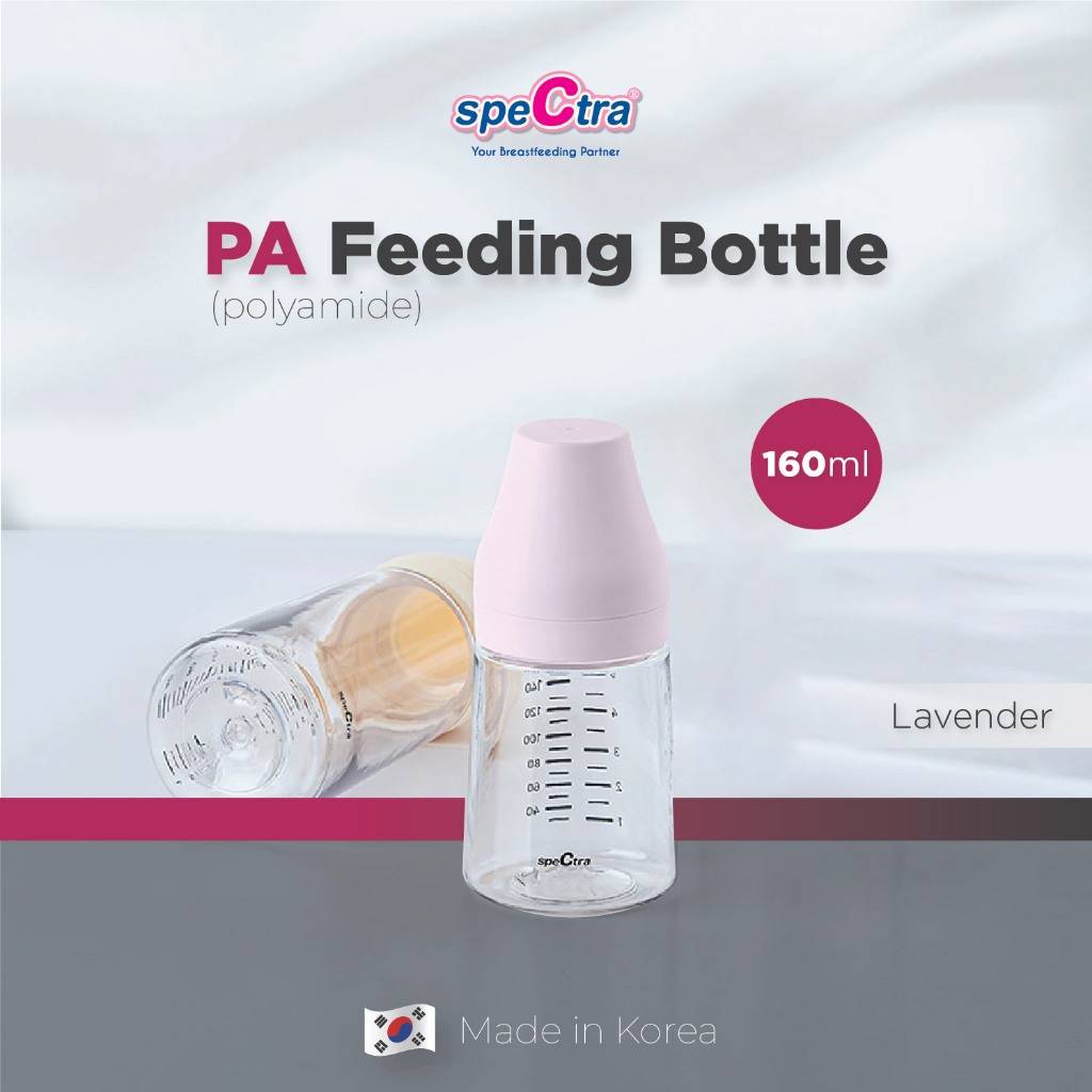 Botol Susu Spectra PA 160ml Polyamide Anti Tumpah Untuk Bayi 0-3 Bulan Foto 7