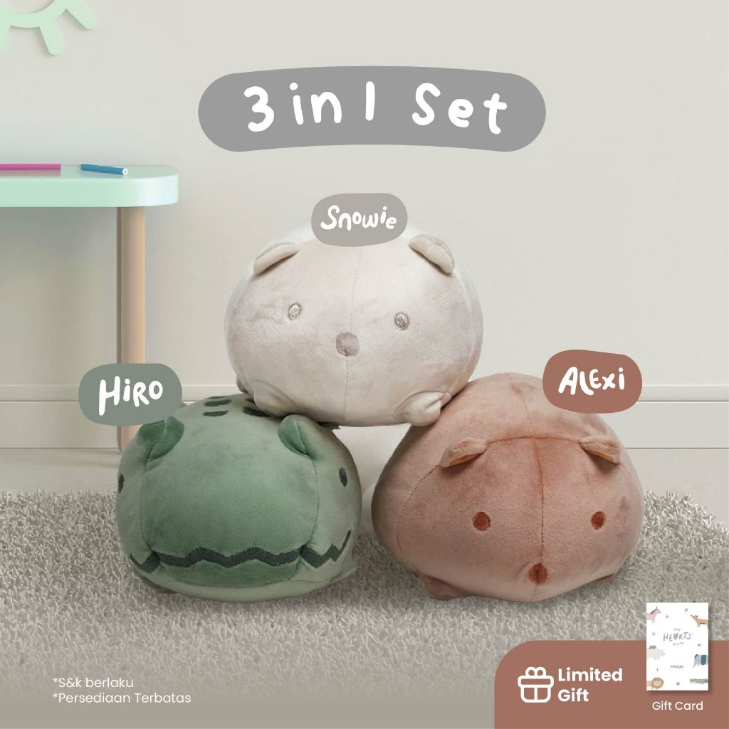 Boneka Mugu Karakter Hewan Lembut Foto 2