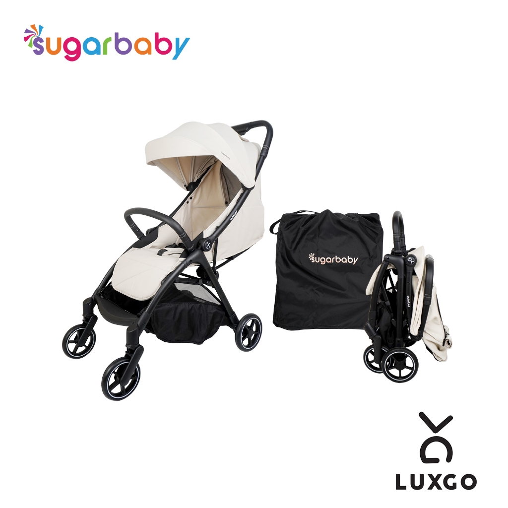 Stroller Bayi Sugarbaby LuxGo Auto Fold Single-Handedly Ringan 7.8kg Cabin Size BPA Free Foto 6
