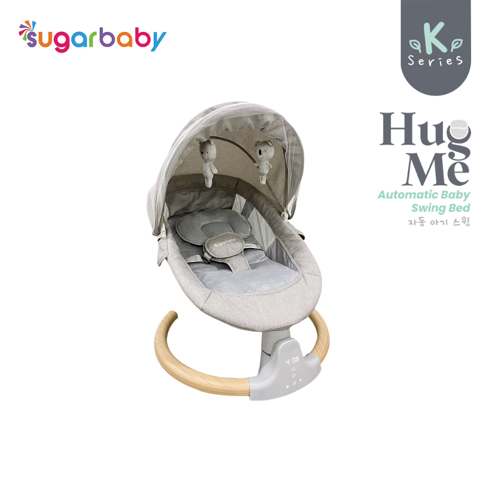 Sugarbaby HUG ME K-Series Automatic Baby Swing Bed Ayunan Bayi Elektrik Foldable Bluetooth Foto 8