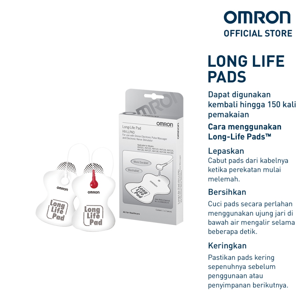 Omron HV-F230 TENS Massager Elektrik Alat Terapi Nyeri Otot 12 Mode Foto 5