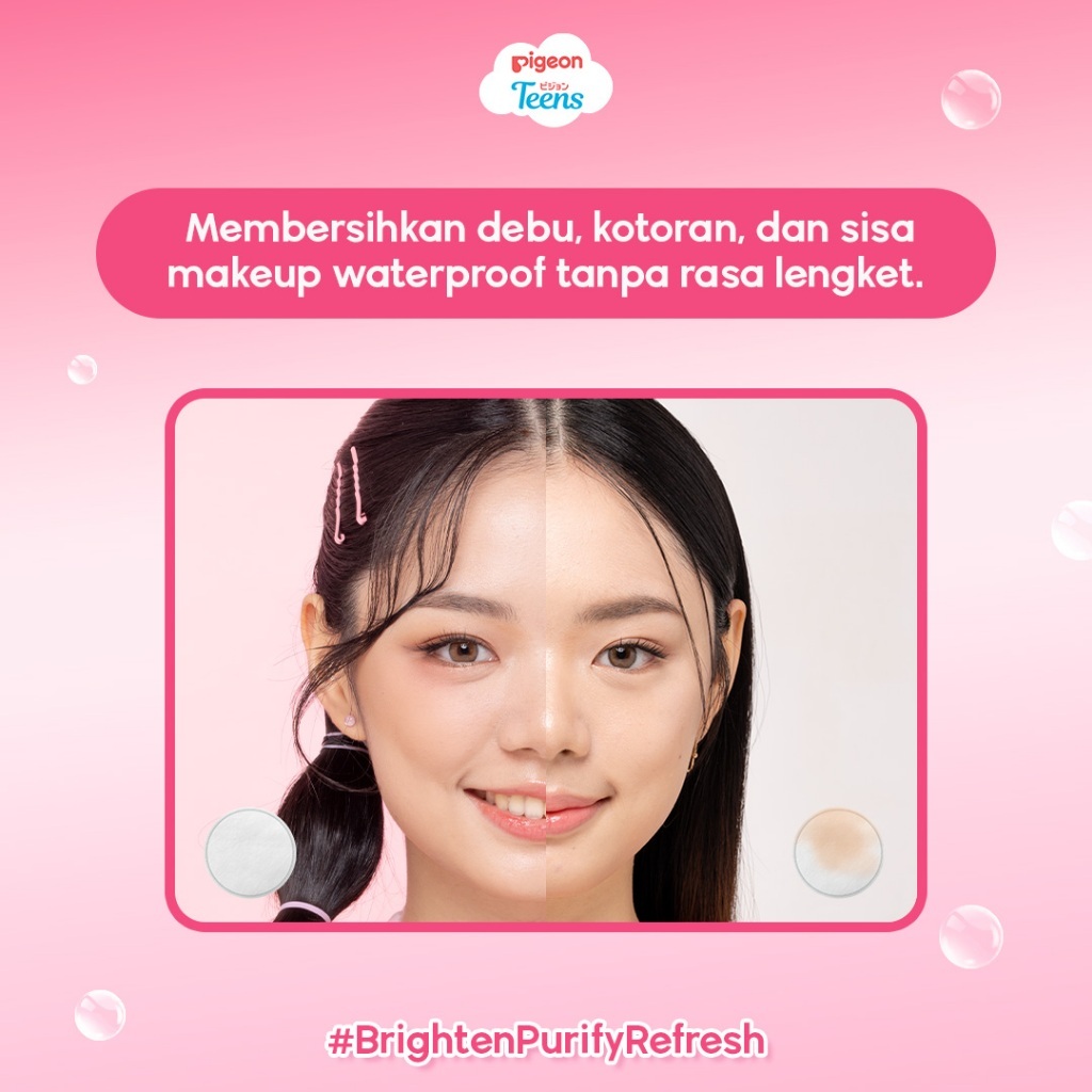Pigeon Teens Bright Heroes Micellar Water 100 ml Niacinamide 5% Double Cleansing Foto 4