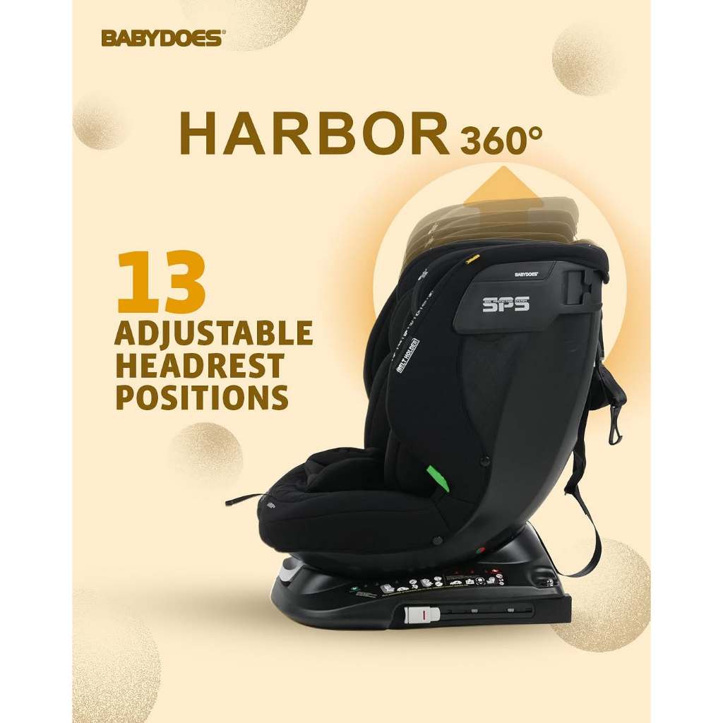 Babydoes Harbor Car Seat 360 Rotating Isofix ECE R129/03 Group 0+ Foto 4