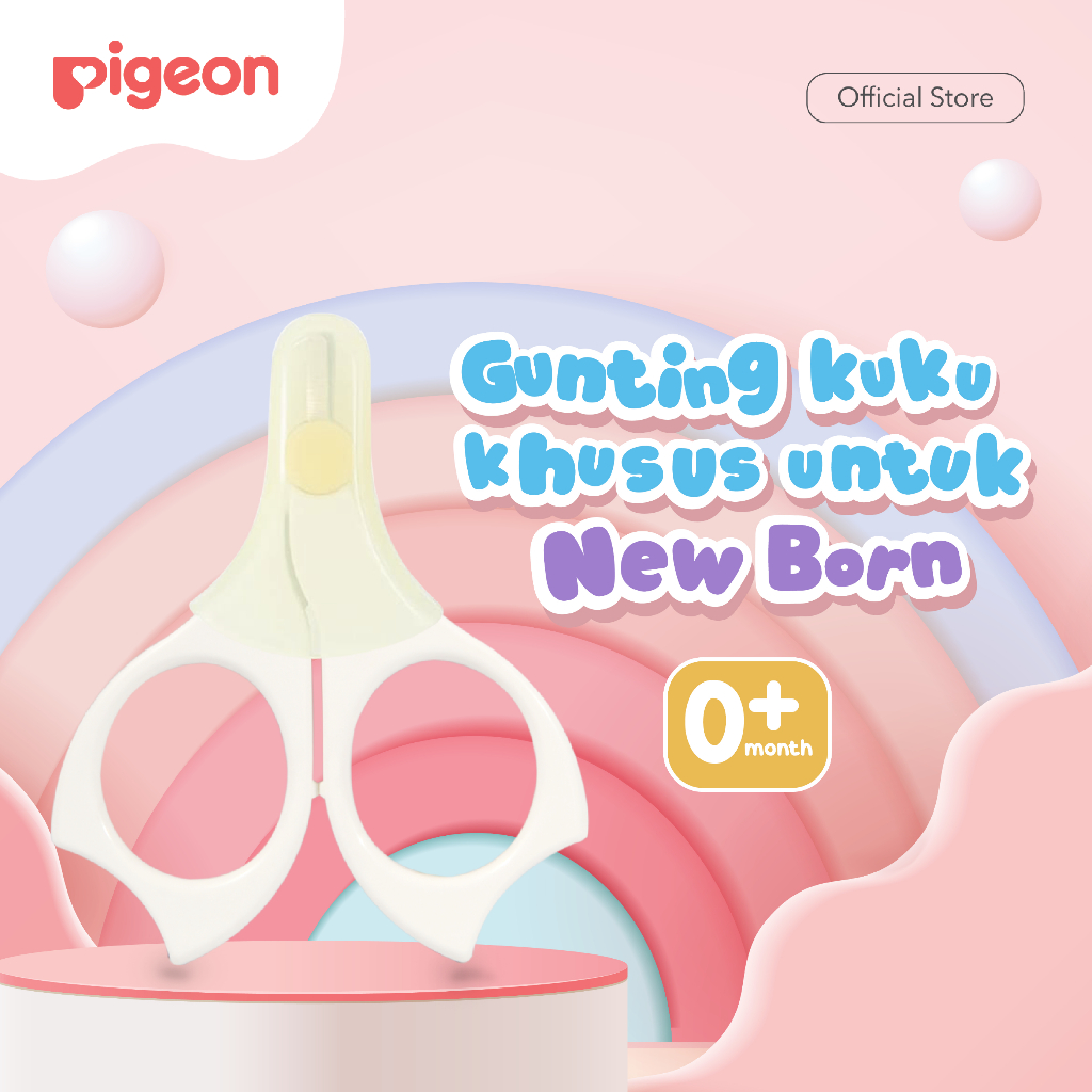 Gunting Kuku Bayi Pigeon Baby Nail Scissor Ujung Bulat Aman Untuk Bayi 3 Bulan Foto 4