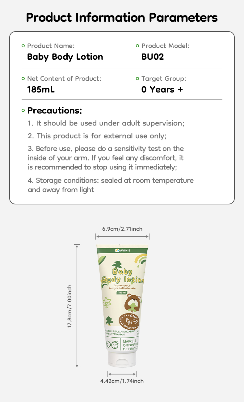 Avinie Baby Lotion 185ml Hipoalergenik Foto 7