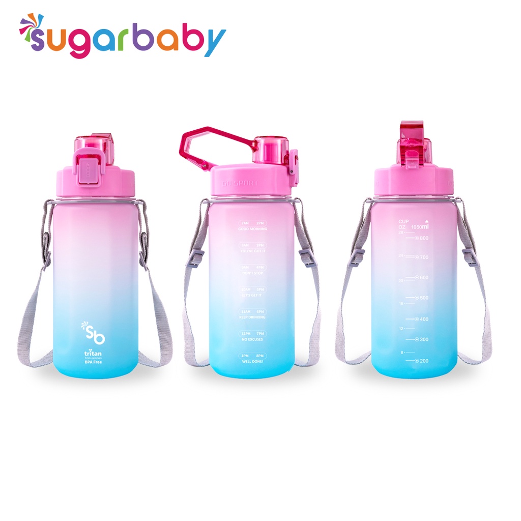 Sugar Baby Replacement Straw & Kit for Botol Tritan Fit TFBR1050 dengan Sikat Pembersih Foto 3