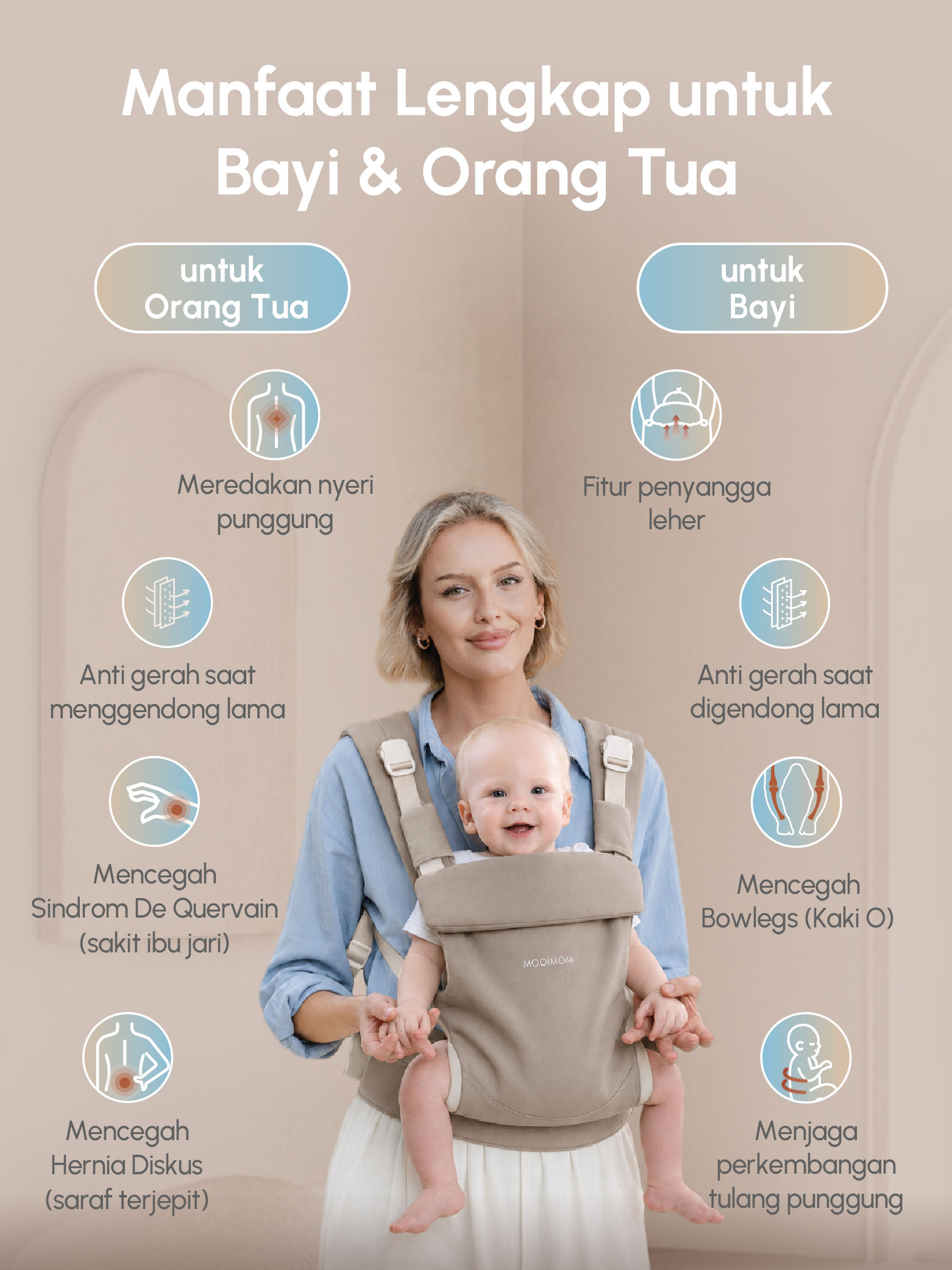 MOOIMOM Wonder Carrier Pure Cotton Foto 7