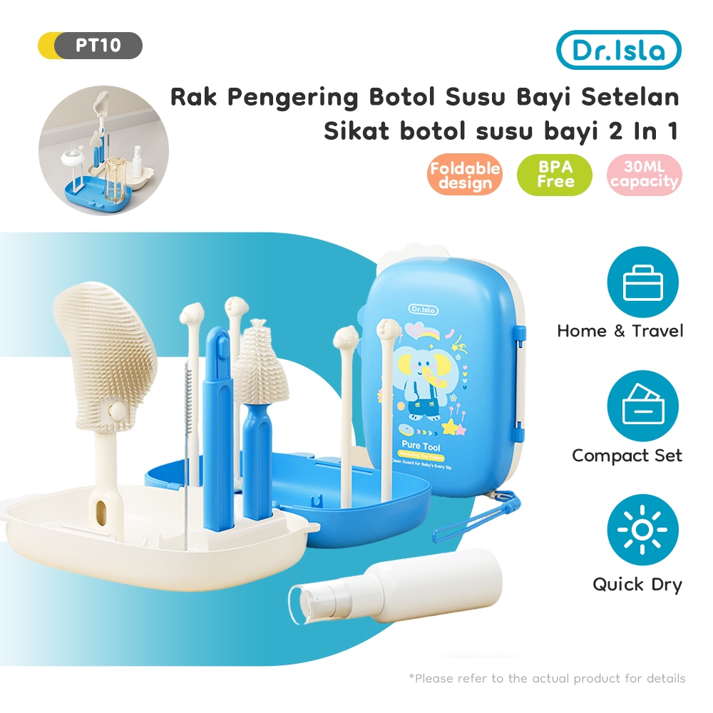 Dr.isla PT10 Sikat Pengering Botol