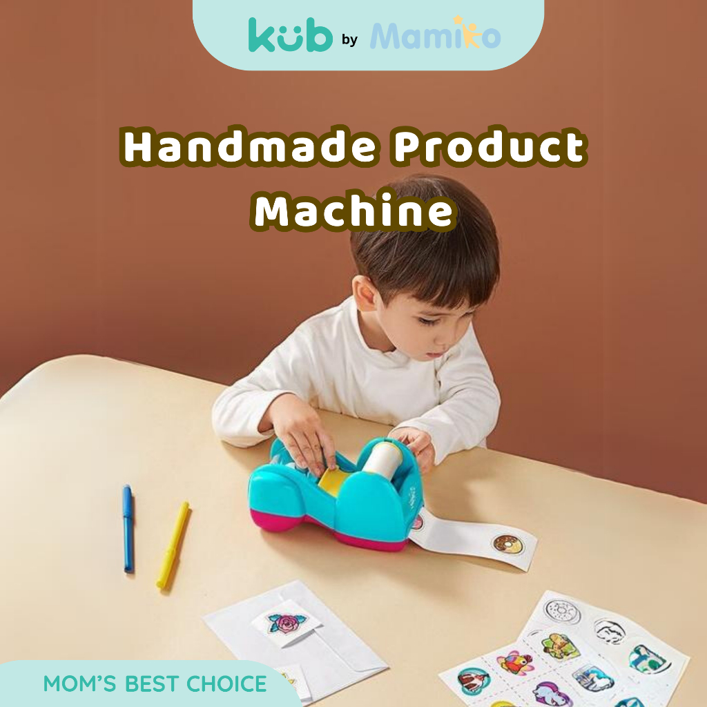 KUB Handmade Product Machine Mainan Edukasi Pembuat Kartu Ucapan dan Stiker Manual