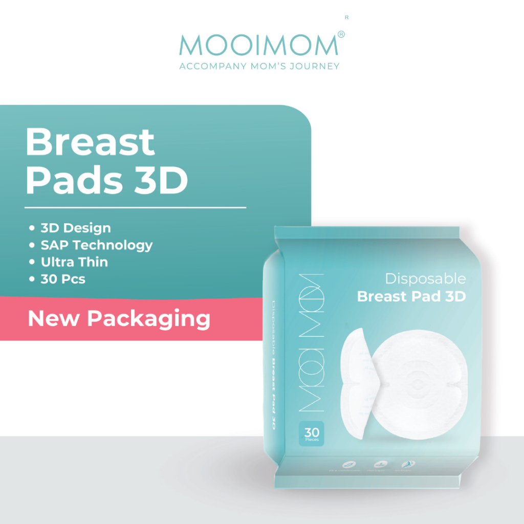 MOOIMOM Breast Pad 3D Anti Bocor Foto 3