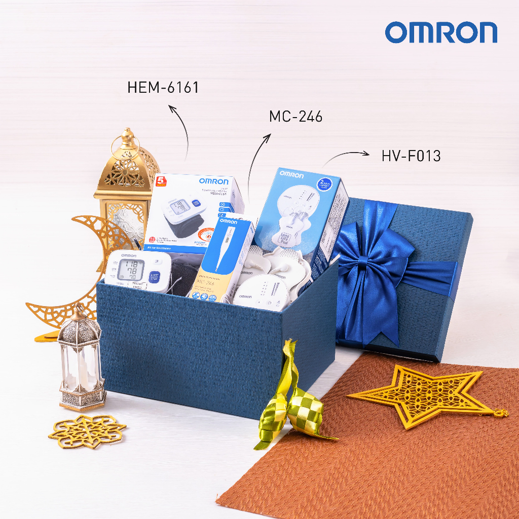 Hampers Salam Safar Omron Paket Mudik Sehat HEM-6161 HV-F013 MC-246 Foto 2