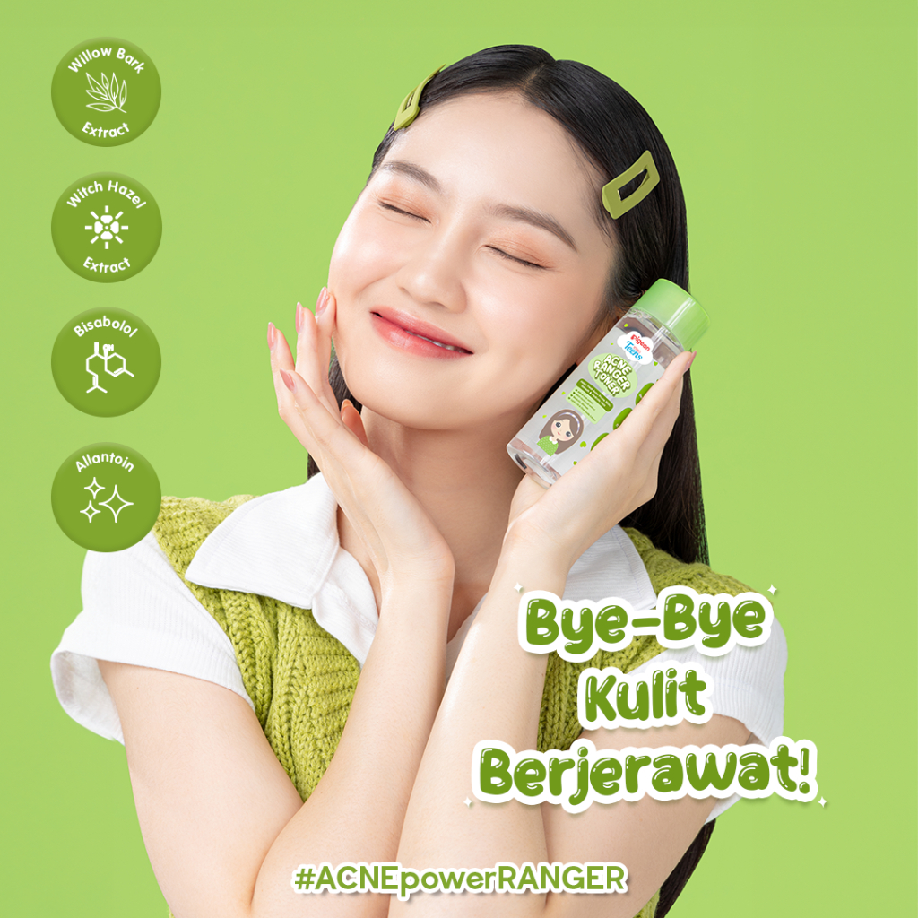 Toner Pigeon Teens Acne Ranger 100ml Anti Jerawat Alcohol Free BPOM Foto 4