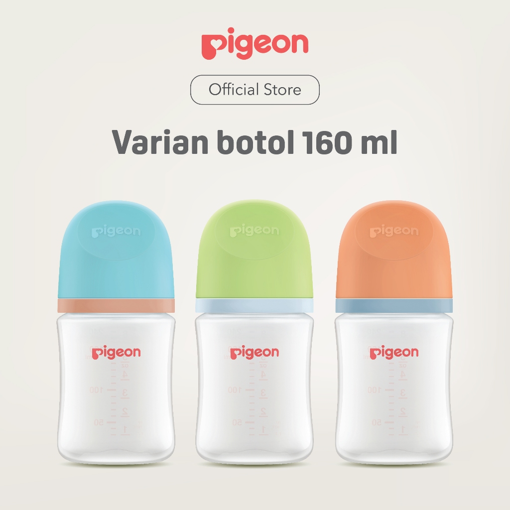 Pigeon Botol Susu Bayi BPP Wide Neck Triple Pack dengan SofTouch Nipple SS & Foto 5