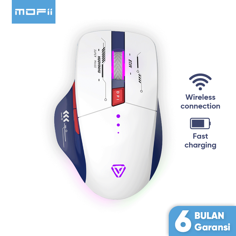 Mouse Wireless Gaming MOFii P6 RGB