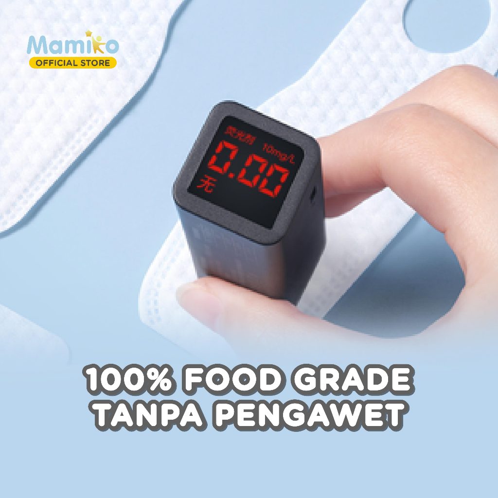 Mamiko Finger Baby Oral Wipes 20 Pcs Kain Pembersih Lidah Gigi Gusi Bayi Foto 3