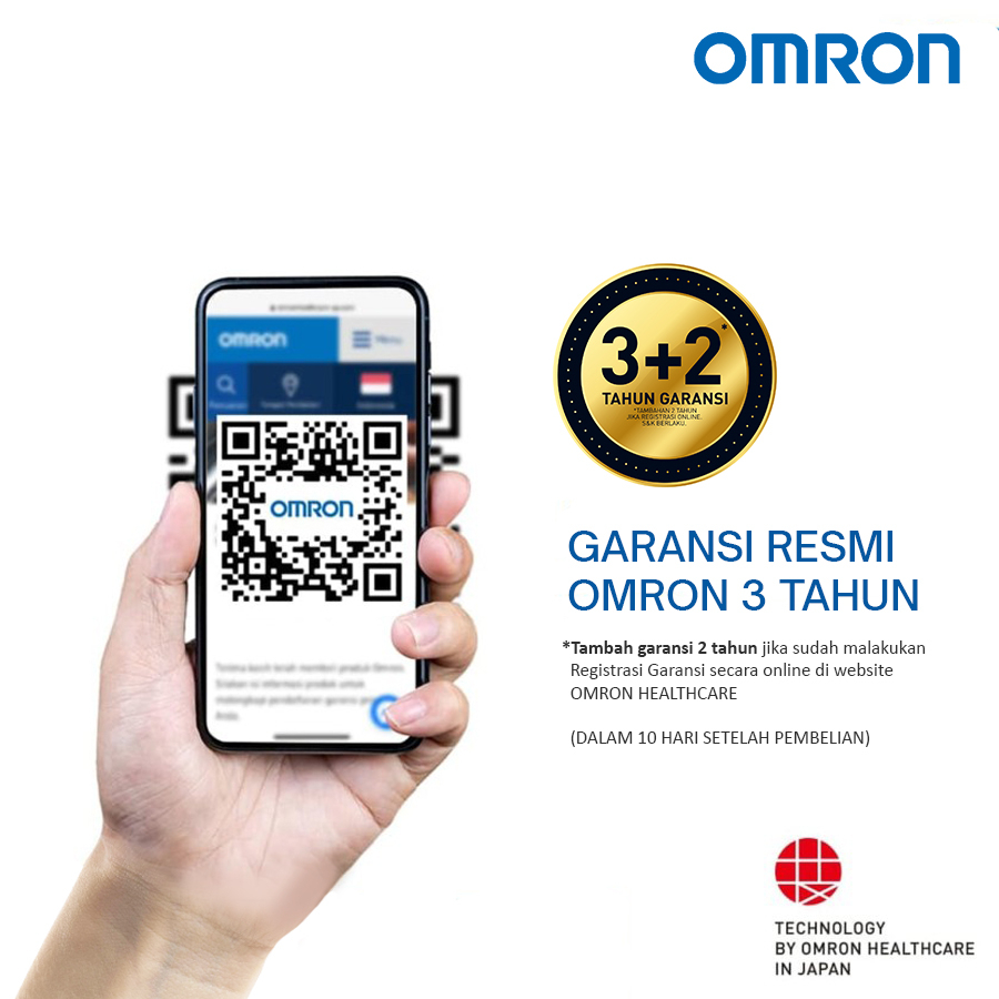 Omron Tensimeter Digital HEM-7124 Blood Pressure Monitor Cuff Lengan Atas Foto 4