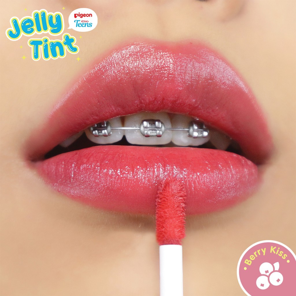 Pigeon Teens Jelly Tint Lip Tint Longlasting Transferproof Moisturizing BPOM Foto 5