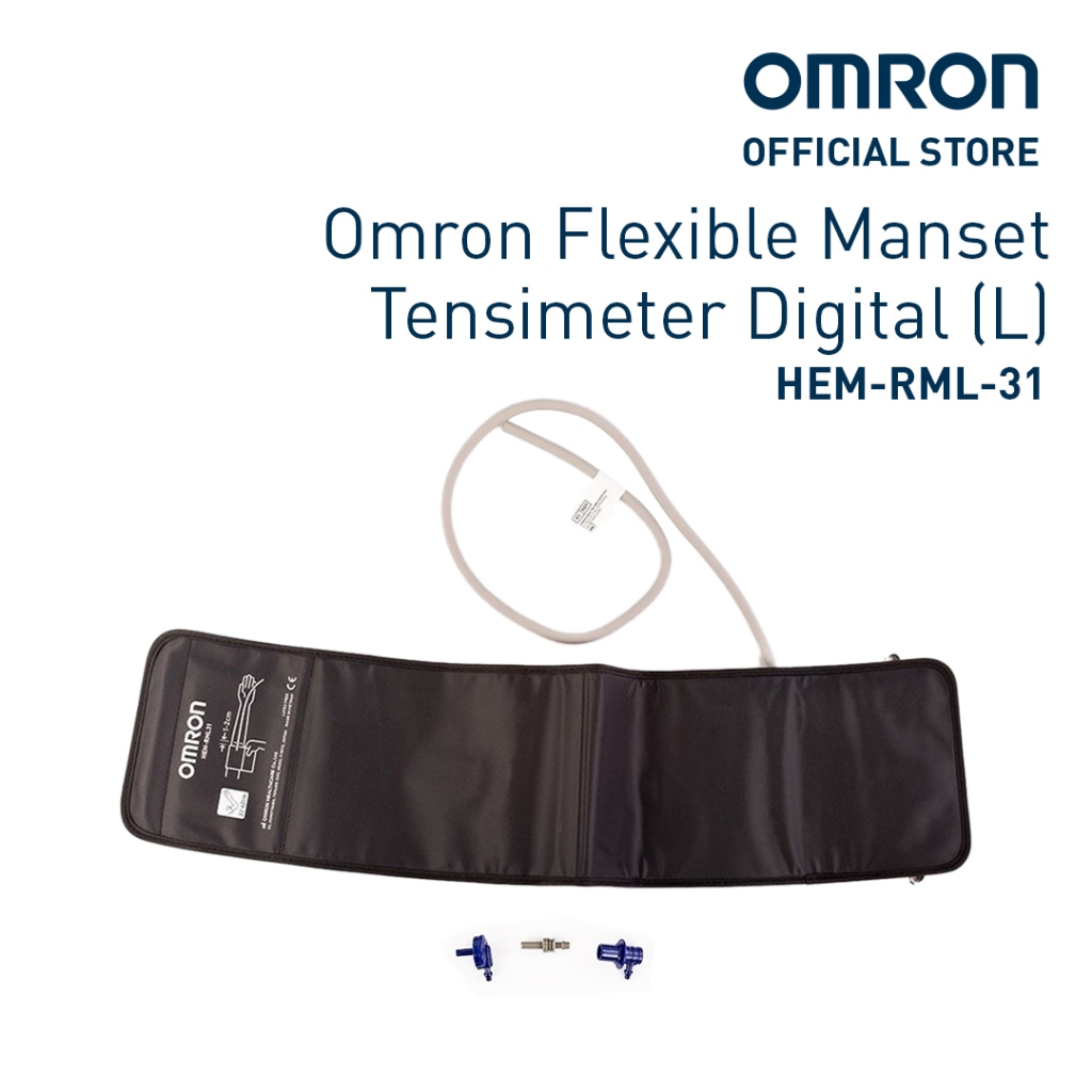 Manset OMRON Original Cuff Upper Arm Monitor Tekanan Darah HEM-7320 IA1 HEM-7080 Size L Foto 4