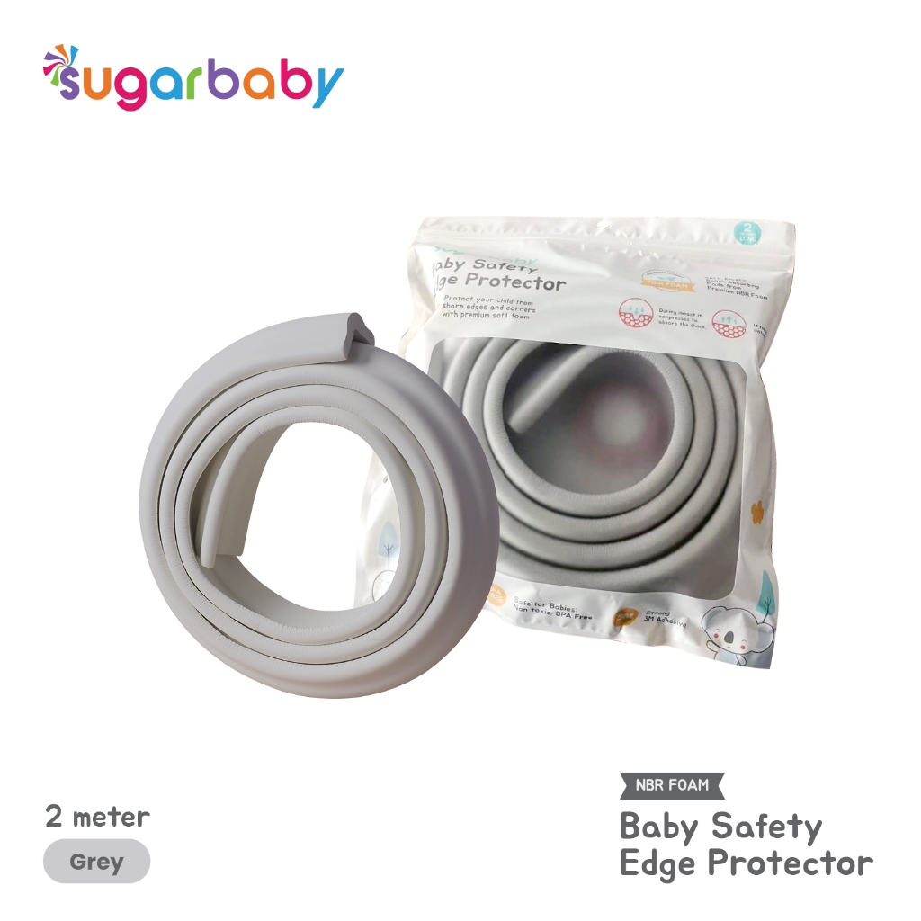 Pelindung Sudut Meja Sugarbaby Premium NBR Foam 2 Meter dengan Perekat 3M Foto 6