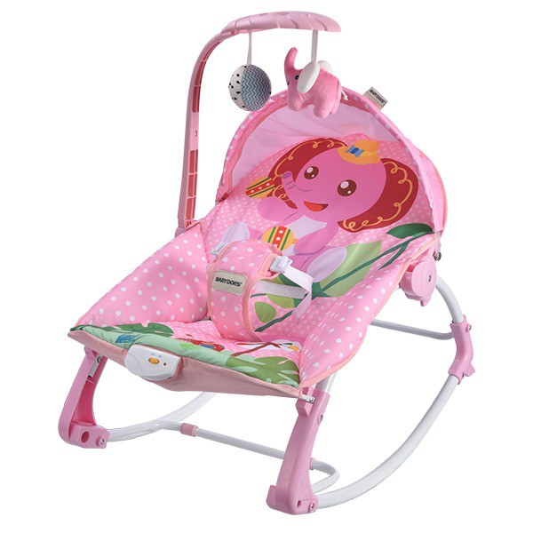 Babydoes Cheeky Baby Rocker Kursi Goyang Bayi 3 in 1 dengan Musik Getar dan Foto 5