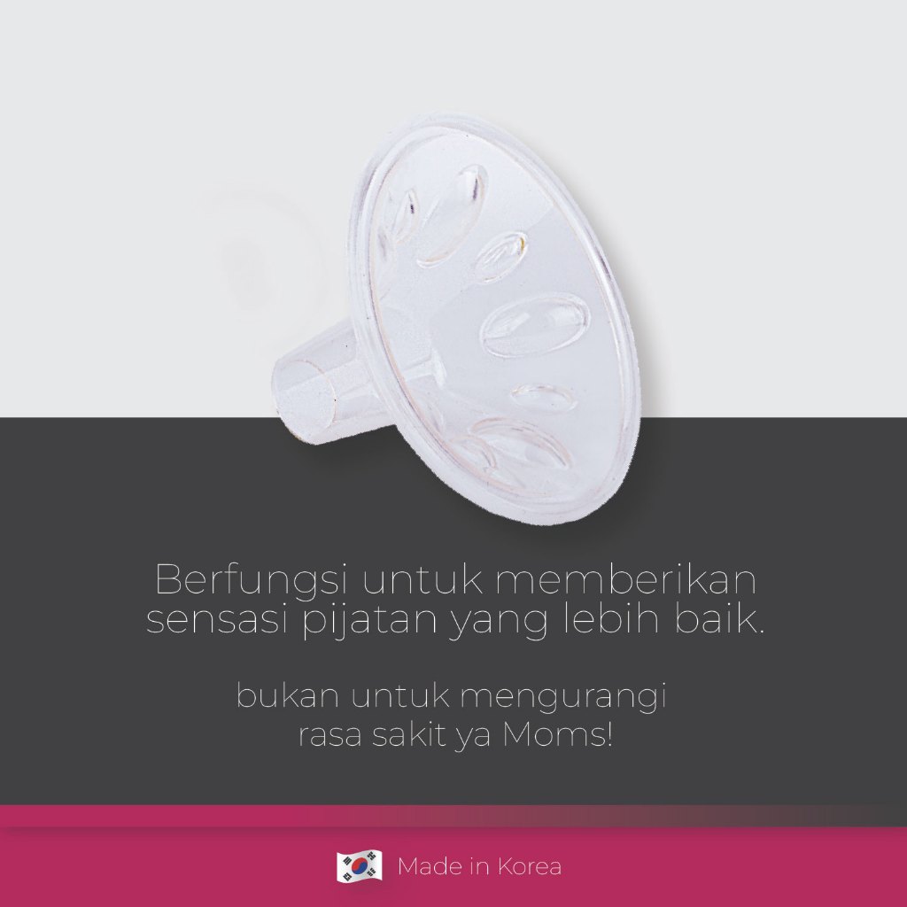 Spectra Silicone Massager Bantalan Pijat Corong Pompa ASI Ukuran M 28mm Foto 5