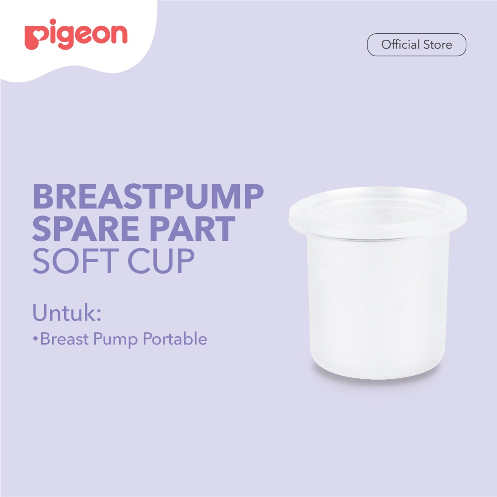 PIGEON Breast Pump Spare Part Soft Cup Replacement Untuk Pompa ASI Elektrik Portable