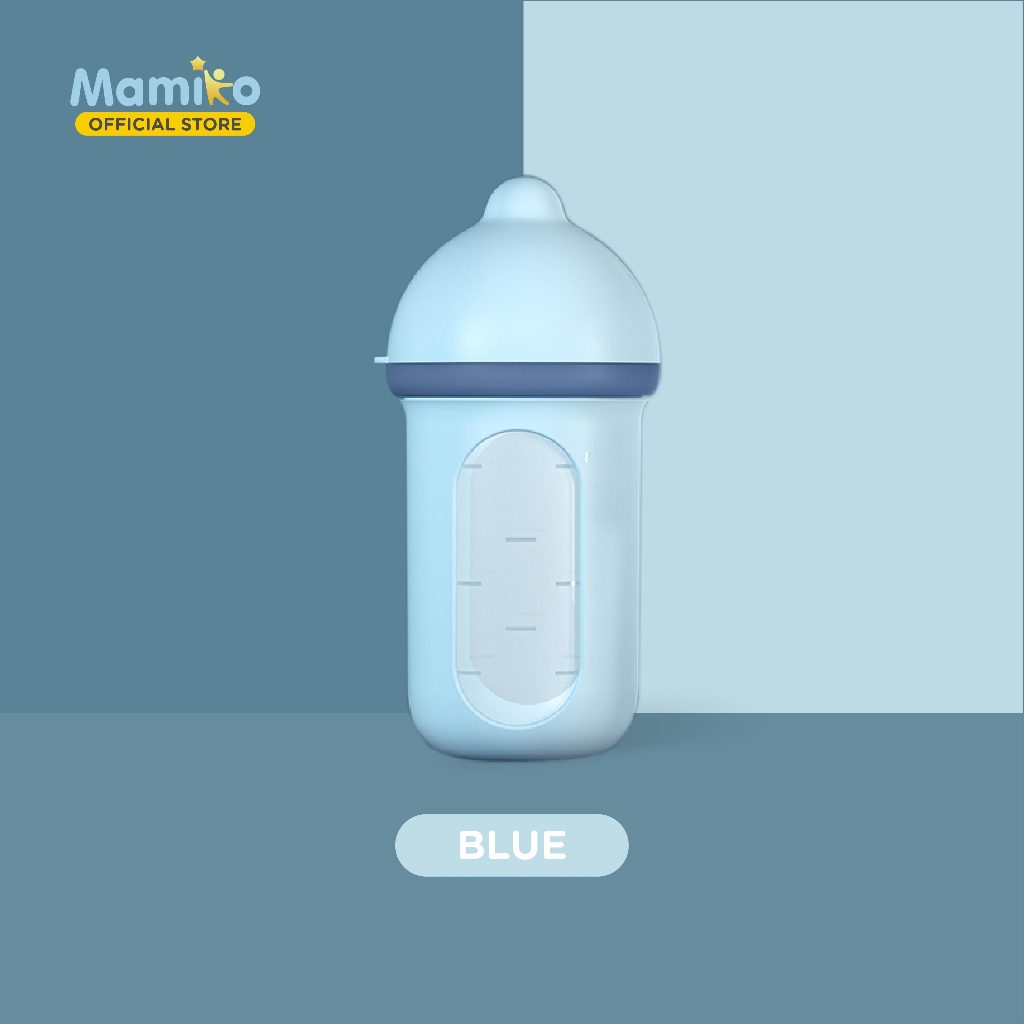 Mamiko Botol Susu Silikon KUB Cool 240 ML BPA Free dengan Sedotan Foto 7