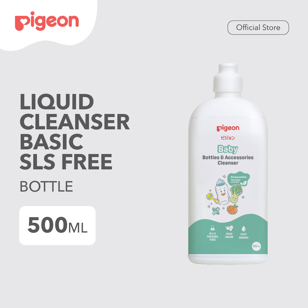 Pigeon Liquid Cleanser Basic SLS Free 500ml Botol Pembersih Botol Dot Foto 2