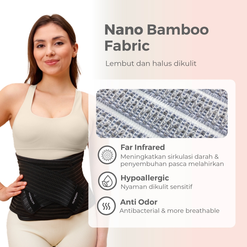 MOOIMOM Korset Postpartum Nano Bamboo Foto 3