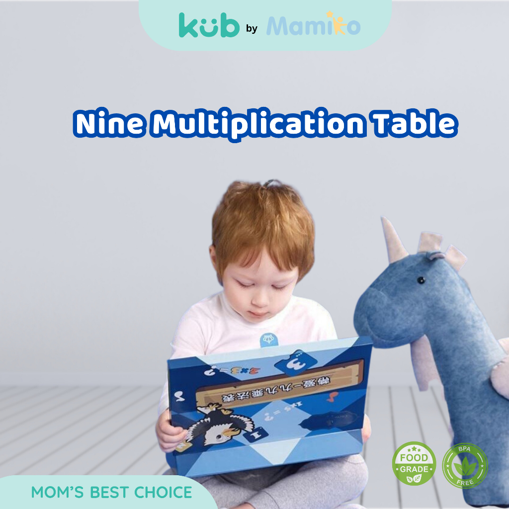 Puzzle Perkalian Anak KUB x CL Nine Nine Multiplication Table Mainan Edukatif Mandarin
