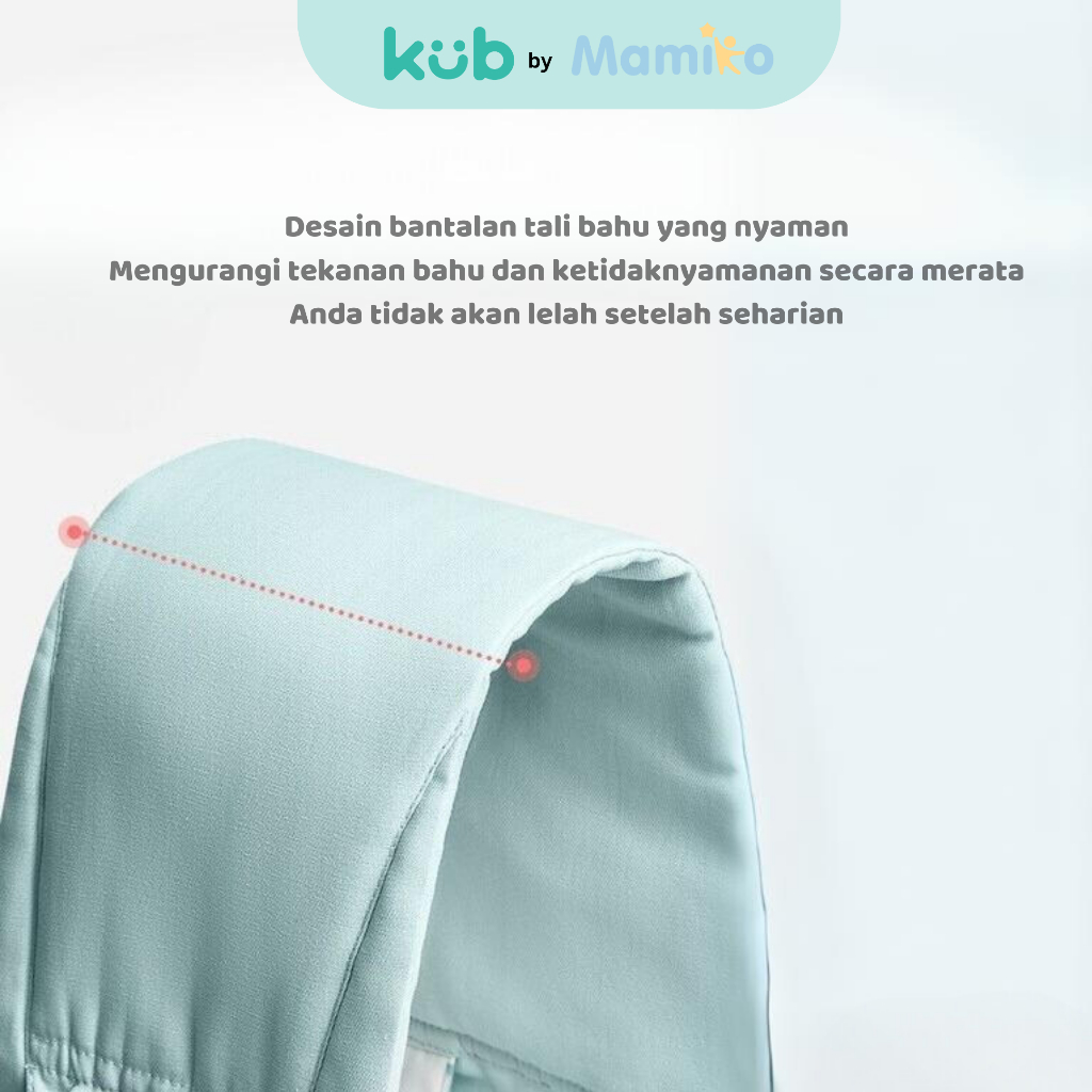 KUB Sling Nursing Cover Gendongan Bayi 2-in-1 Multifungsi Primis Cotton Batik Bayiku.id Foto 2