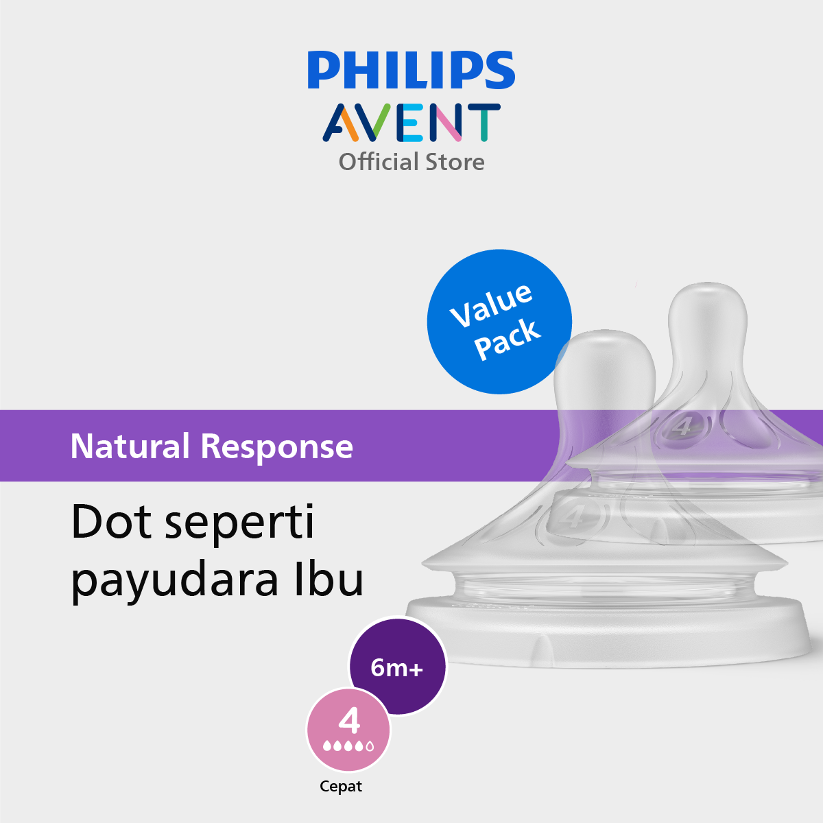 Philips Avent Natural Response Dot 6M+ Foto 2