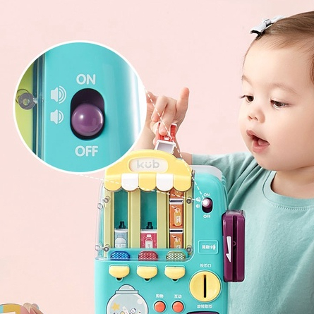 Mainan Edukatif KUB Vending Machine Mesin Jual Otomatis Anak dengan Fitur Swipe Kartu Foto 8