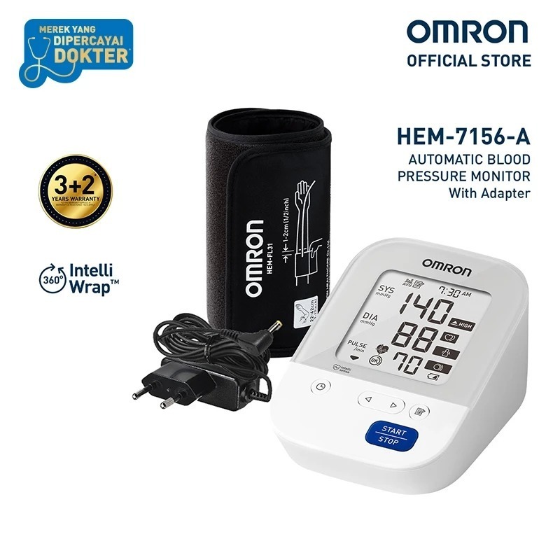 Omron Tensimeter Digital HEM-7156T-AP Monitor Tekanan Darah dan Detak Jantung Foto 8