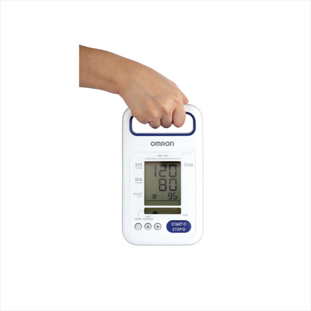 Omron Tensimeter Digital Profesional HBP 1320 AP Dual Mode Pengukuran Manset Lengkap Foto 4