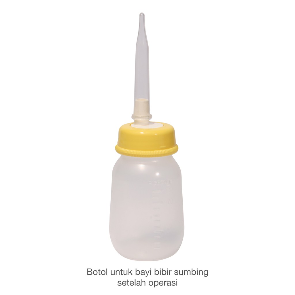 Botol Susu Pigeon Cleft Palate Baby After Surgery PP 120ml dengan Dot Panjang Foto 2