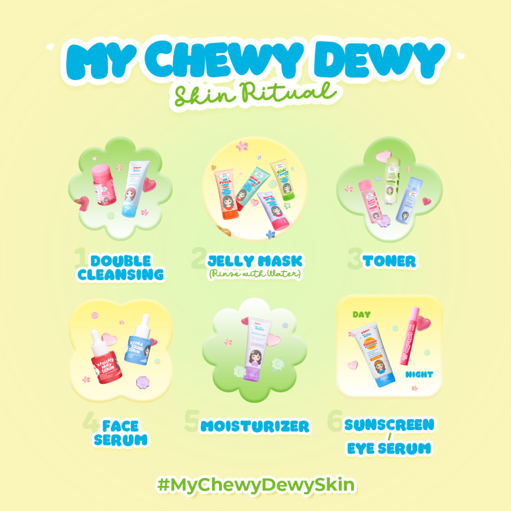 Pigeon Teens Kiwi Be Friends Jelly Mask 60ml Masker Wajah Jelly Remaja Menenangkan Kulit Foto 5