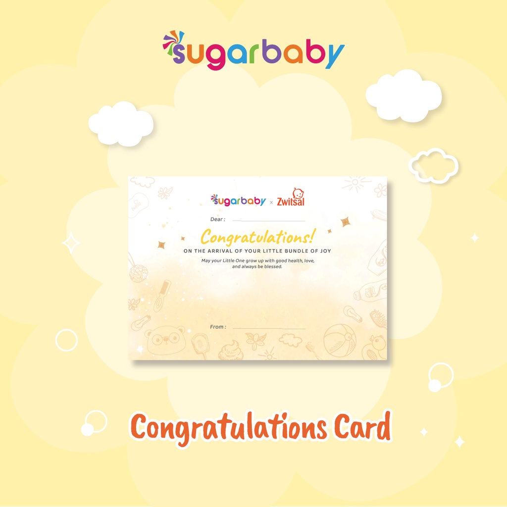Sugarbaby Gift Box Nature Series & Congrats Card Kemasan Kado Kosong Feeding Set Foto 8
