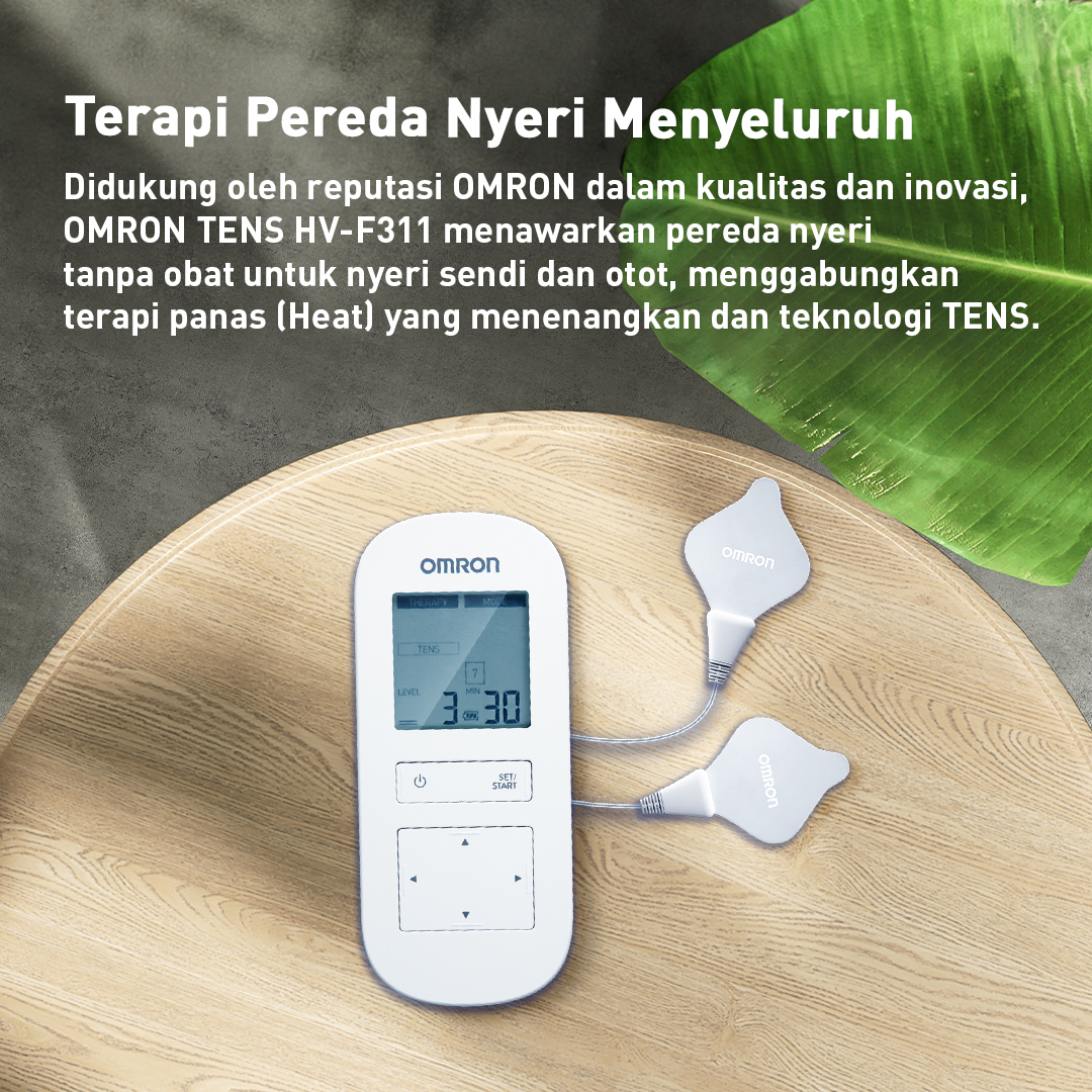 Alat Pijat Elektrik OMRON HV-F311 TENS Pulse Massager dengan Terapi Panas Foto 5