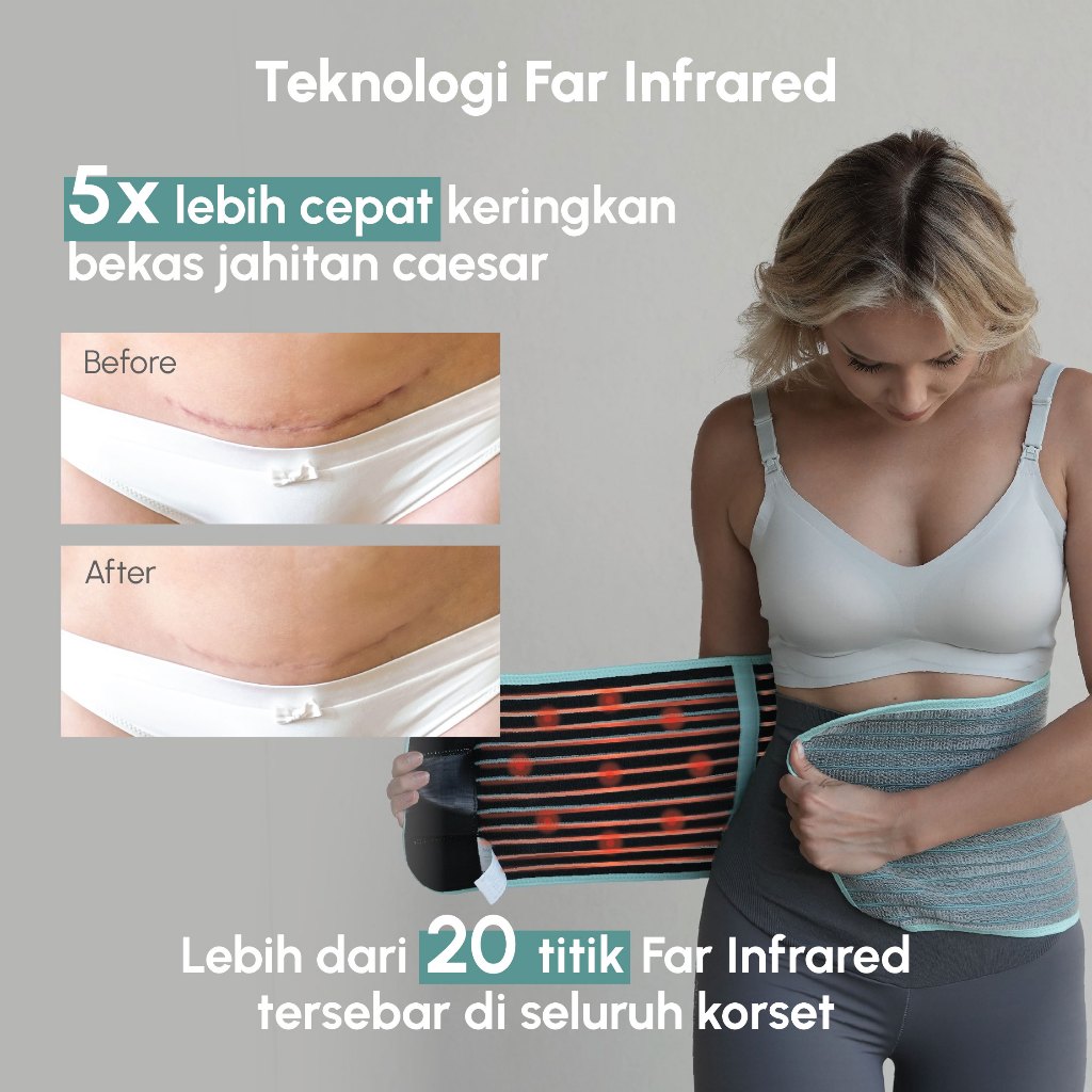 MOOIMOM Bamboo Corset 2in1 Far Infrared Foto 4