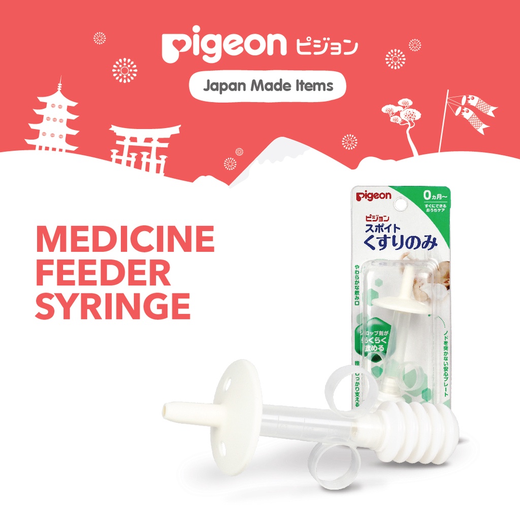 Pigeon Medicine Feeder Syringe Alat Bantu Minum Obat Cair Bayi Praktis