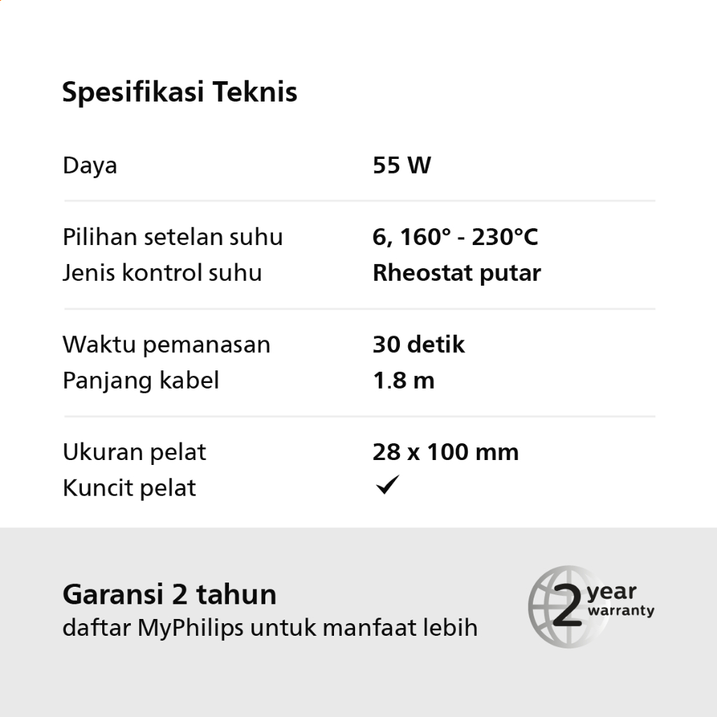 Catokan Philips StraightCare Essential ThermoProtect Foto 7