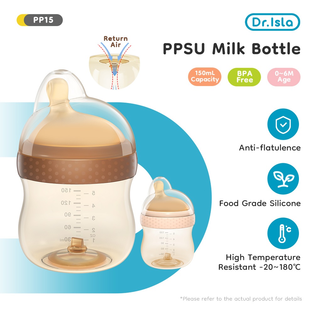 Dr.isla Dot Bayi Botol Susu Anti Kolik