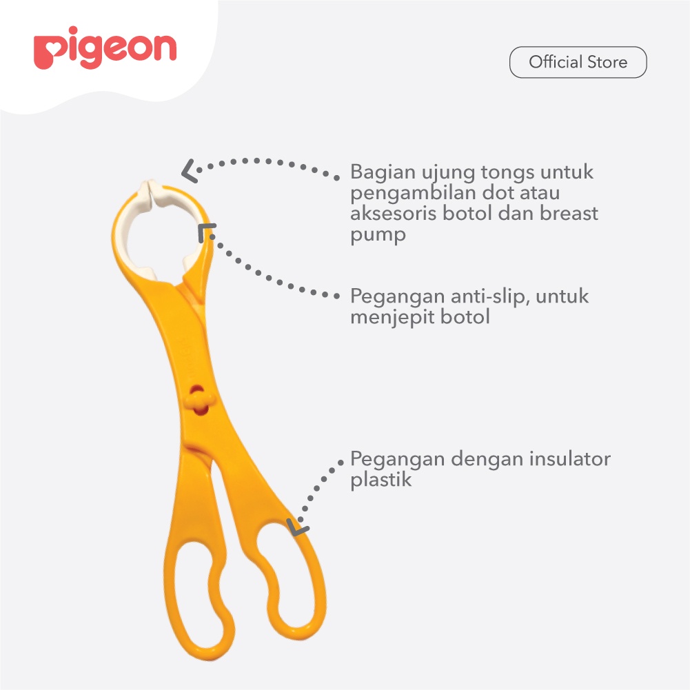 Pigeon Sterilization Tongs Penjepit Botol Susu Dot Setelah Sterilisasi Import Foto 3