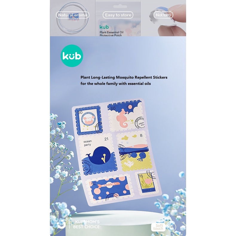 KUB Plant Essential Oil Protective Patch Stiker Anti Nyamuk Alami Untuk Anak 48 Stiker Foto 4