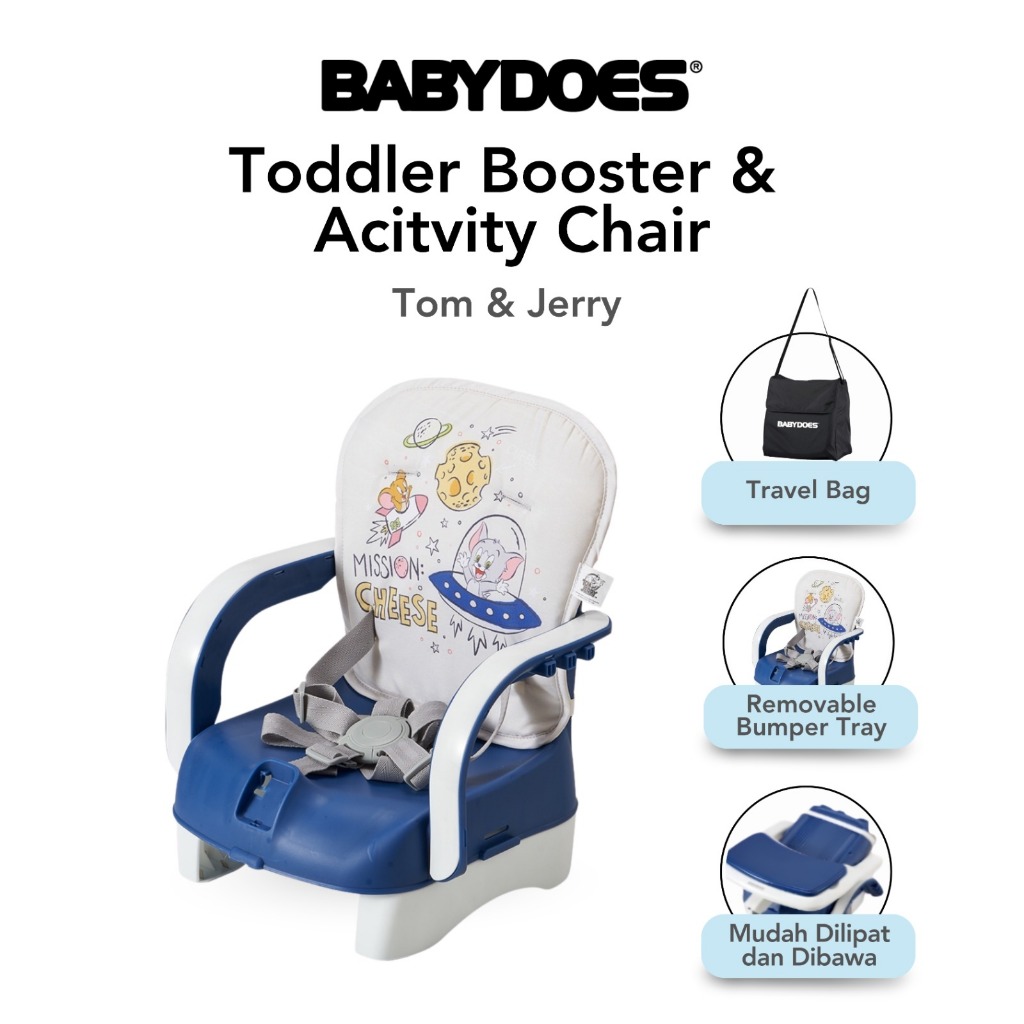 Kursi Bayi Babydoes Tom and Jerry WB100 3-in-1 Booster Seat Floor Chair Foto 2