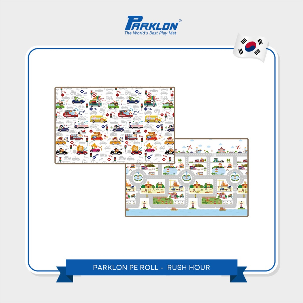 Mamiko X Parklon PE Roll Playmat 150x200 cm Double Sided Antislip Waterproof Food Grade Foto 6
