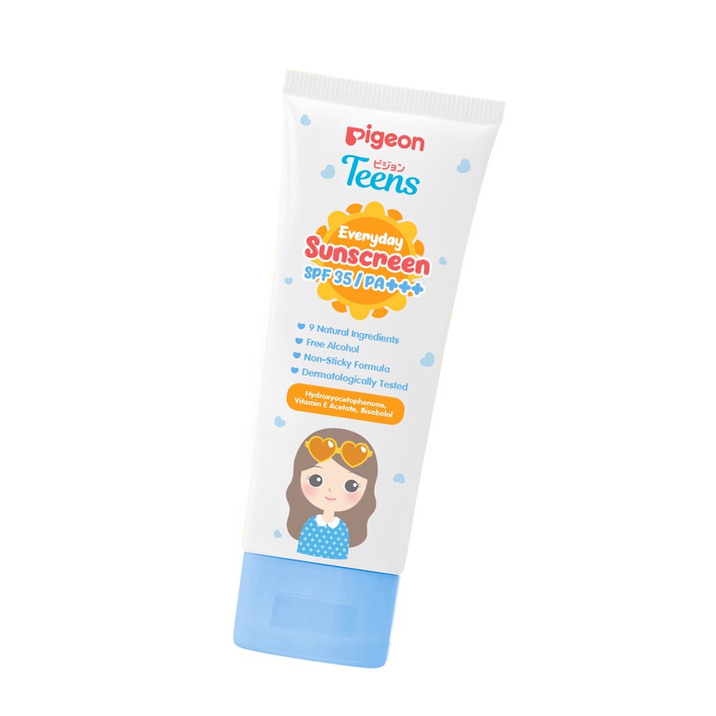 Sunscreen Pigeon Teens Everyday SPF 35 PA+++ 30ml Halal Non Sticky Formula Foto 3